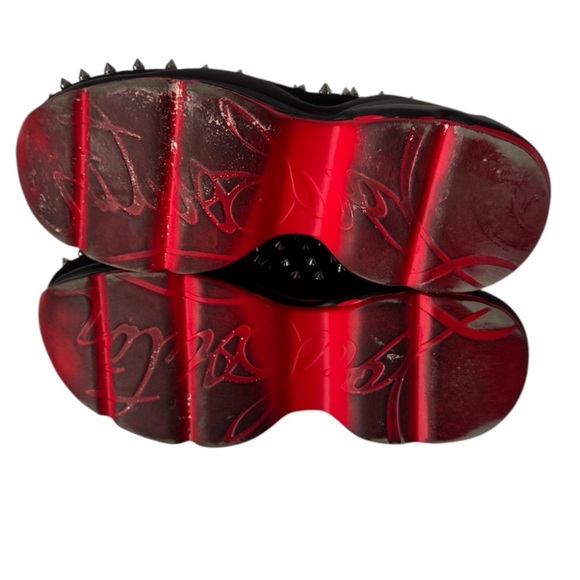 Spikey Black Sock Sport Slip Shoes Ons Size 38 - Picture 5 of 7